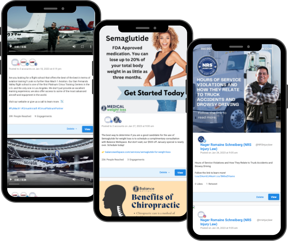 Multi-Locations Social Media Management